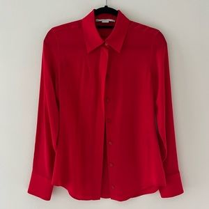 Stella McCartney Button-Front Silk Blouse